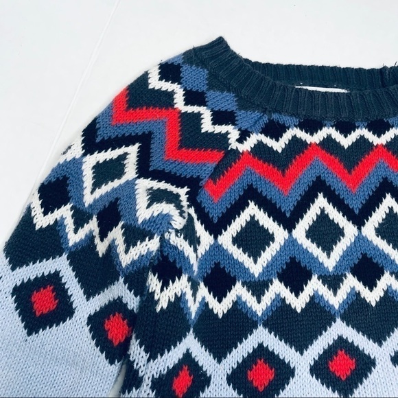 OLD Navy Toddler Girl Fair Isle Christmas Sweater - Picture 2 of 8